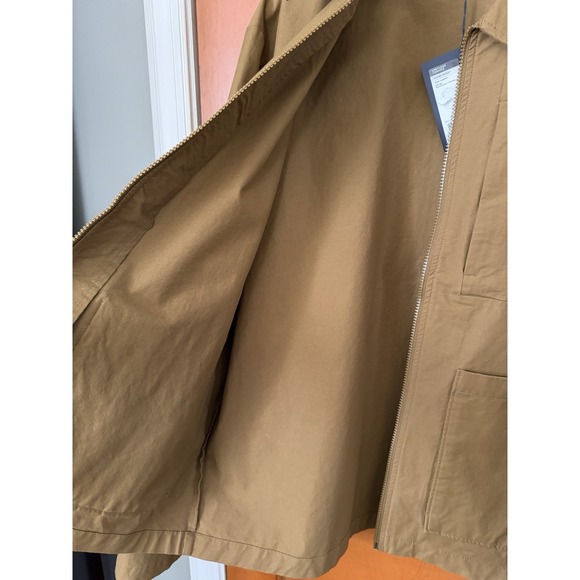 Men's VRST Chore Jacket Limitless Canvas Brown Spice UPF 50+ Size Large NWT - Picture 2 of 7